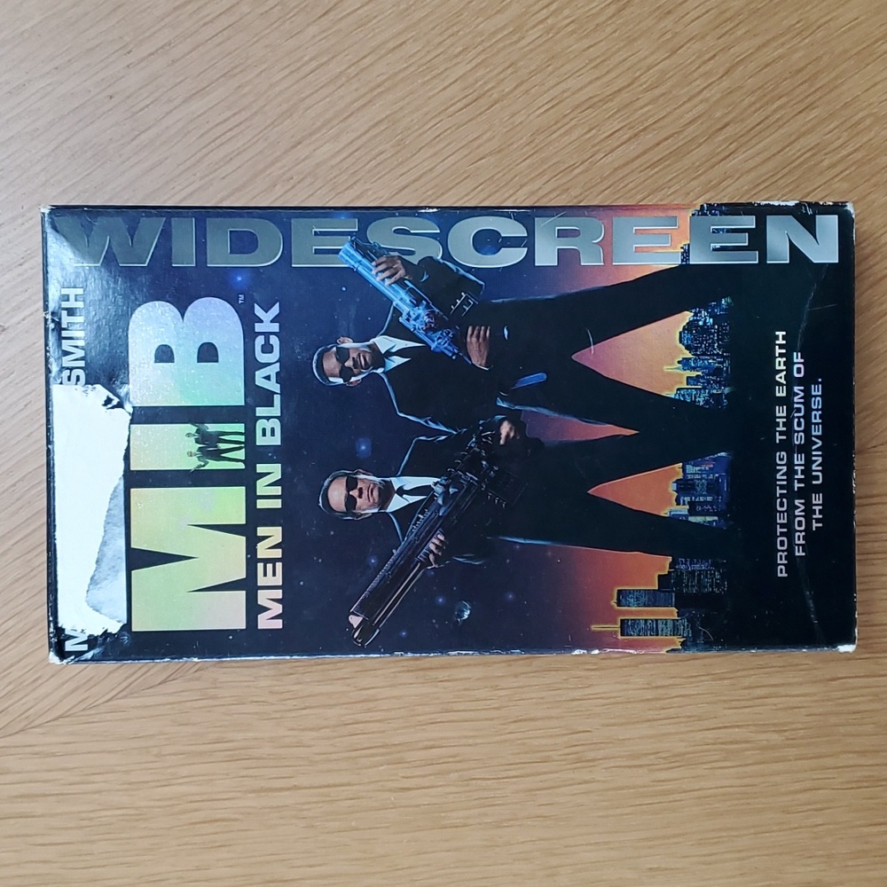 Men in Black VHS tape